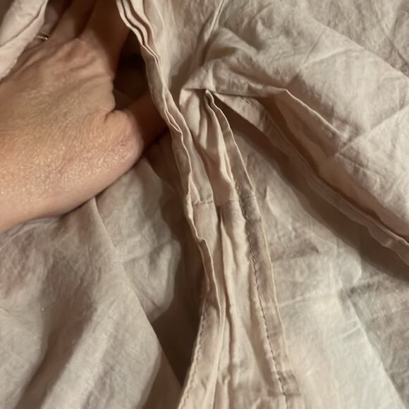 Impressions Pale Pink Eyelet Babydoll Dress with Shorts - Picture 7 of 7